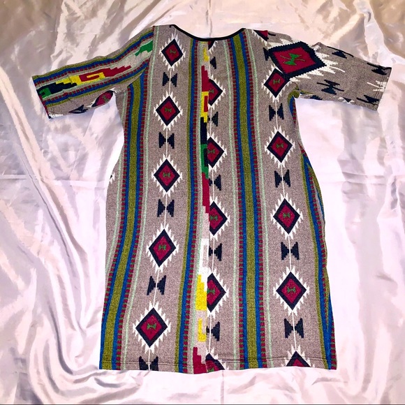 Sweater Dress Tribal (Plus Size) - Picture 2 of 7